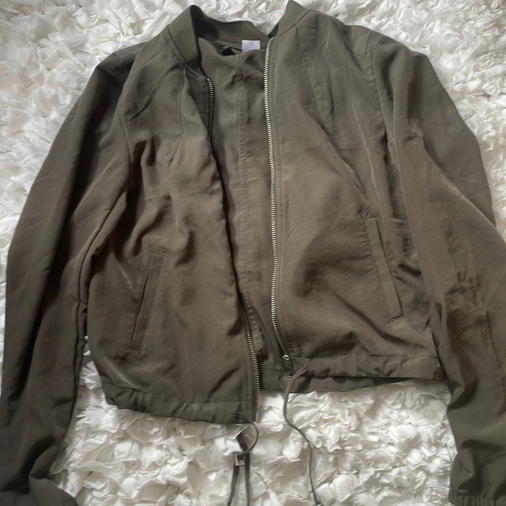 Green Bomber Jacket